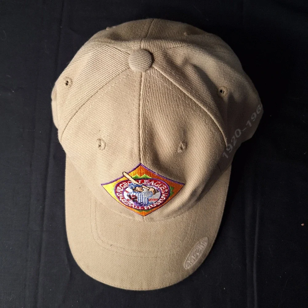 NLBM Negro Leagues Baseball Museum Hat Khaki Discover Greatness Strapback Cap‎